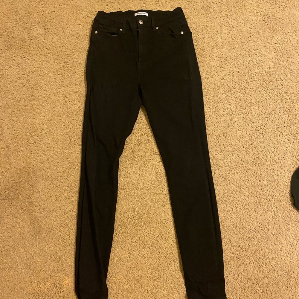 GOOD AMERICAN BLACK SKINNY JEANS